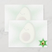 Avocado Superstar Notitiekaartje (Voorkant / Achterkant)