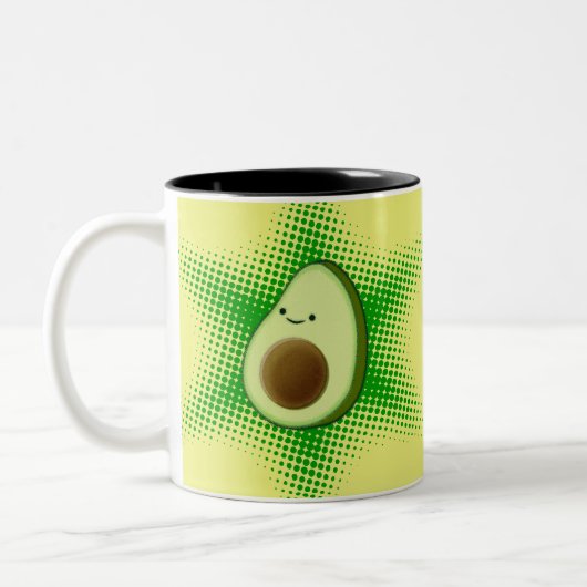 Avocado Superstar Tweekleurige Koffiemok (Links)