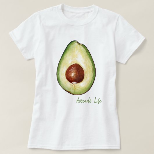 Avocado T-shirt (Design voorkant)