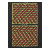 Avocado Tablecloth - Optionele personalisatie Tafelkleed (Voorkant)