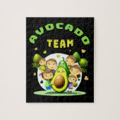 Avocado team legpuzzel (Verticaal)