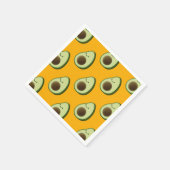 Avocado Tekenpatroon Servet (Hoek)