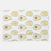 Avocado thema keukenhanddoek (Horizontaal)