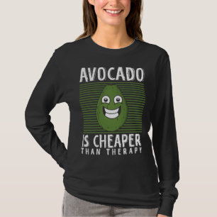 Avocado Therapie Guacamole Toast Gezond Vet Fruit T-shirt