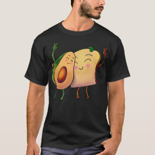 Avocado Toast Alligator Pear Bread Vegan Vege T-shirt