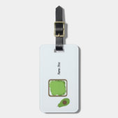 Avocado Toast Bagagelabel (Voorkant verticaal)