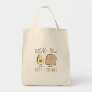Avocado + Toast Best Friends Grocery Bag Tote Bag