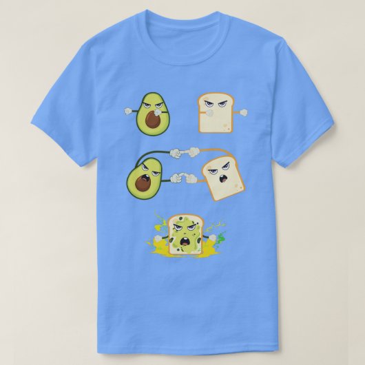Avocado Toast Fusion Bread Spread Guacamole T-shirt (Design voorkant)