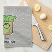 Avocado Toast Hipster-brillen Theedoek (Quarter Fold)