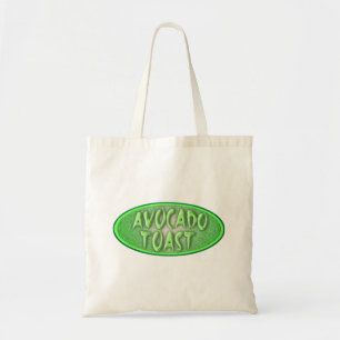 Avocado Toast Liefde Retro Decal Stijl Leuk Tote Bag