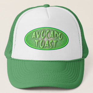 Avocado Toast Love  Decal Style Logo Trucker Pet