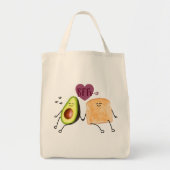 Avocado Toast Organic Cotton Canvas tas (Voorkant)