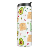 Avocado Toast Thermal Tumbler Thermosbeker (Gedraaid links)