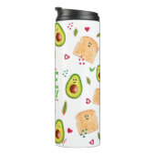 Avocado Toast Thermal Tumbler Thermosbeker (Geroteerd rechts)