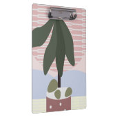 Avocado Tree Blush Muted Geometric Klembord (Rechts)