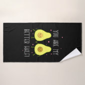 Avocado Tu Es Ma Meilleure Moitié (Serviette de bain)