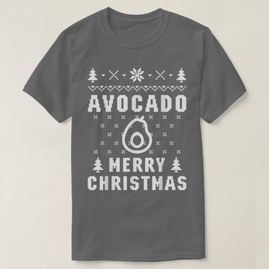 AVOCADO Ugly KerstSweater T-shirt (Design voorkant)