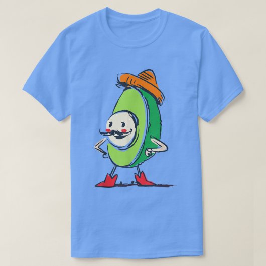 Avocado uit Mexico T-shirt (Design voorkant)