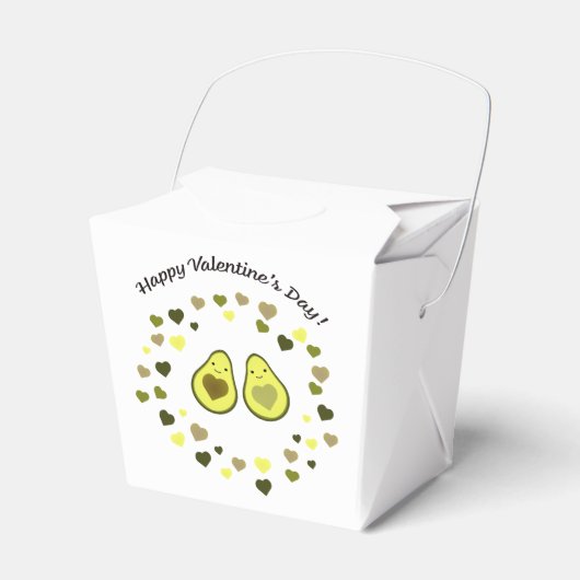 Avocado Valentijn Bedankdoosjes (Voorkant Zijde)