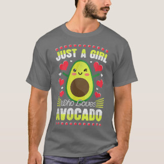 Avocado Vegan Vegetarian is een meisje dat van Avo T-shirt