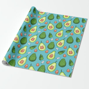 Avocado-verpakkingspapier Cadeaupapier