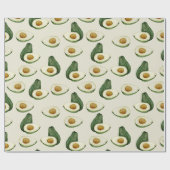 Avocado-verpakkingspapier Cadeaupapier (Vlak)
