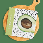 Avocado vert moderne Nom personnalisé<br><div class="desc">Avocado vert moderne Nom personnalisé</div>