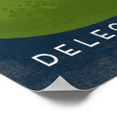 Avocado Vintage Fruit Label Plantaardige Poster (Hoek)