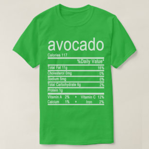 avocado Voedingskenmerken T-shirt