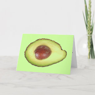 avocado-wenskaart kaart