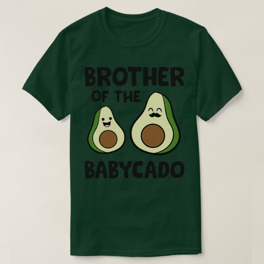 Avocado zwangerschap onthult broeder van de baby t-shirt (Design voorkant)