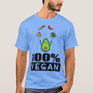Avocados 100 veganleven t-shirt