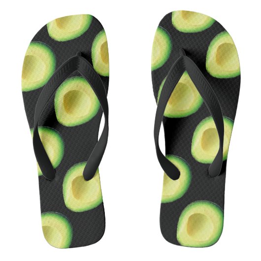 Avocados Green Black 4Stacy paire de tongs (Semelle)