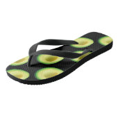 Avocados Green Black 4Stacy paire de tongs (Incliné)