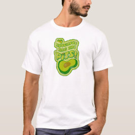Avocados is de grappige slogan t-shirt