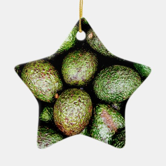 Avocados Keramisch Ornament (Voorkant)