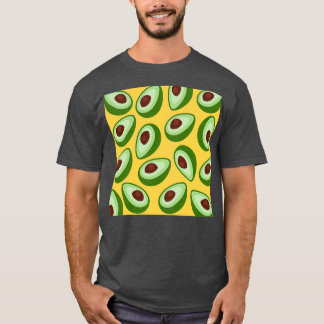 Avocados op een Mustard Yellow Background T-shirt