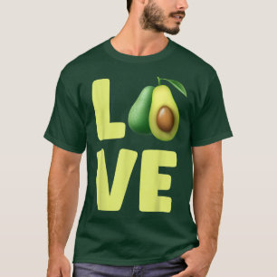 Avocados Vegetarian Vegan Food Avocado Love T-shirt