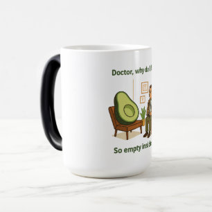 Avocadotherapie Waarom voel ik me leeg van binnen Magische Mok