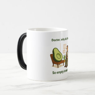 Avocadotherapie Waarom voel ik me leeg van binnen Magische Mok
