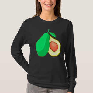 Avocadovrucht Voedsel Veganistisch Vegetarisch T-shirt