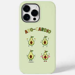 Avocardio amusant coque iphone de fitness Avocado