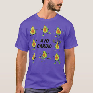 Avocardio Avo Cardio Funny Fitness Avocado Pun Pat T-shirt