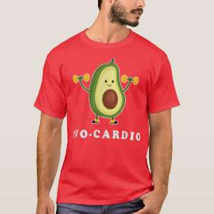 AvoCardio Funny Pun Workout Running Avocado T-shirt
