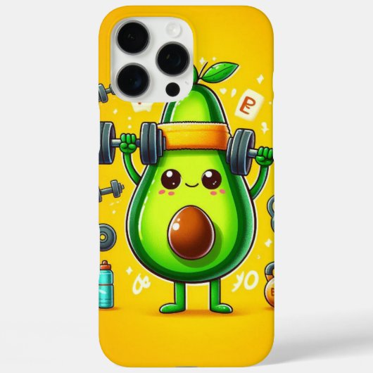 Avocardio Gains: Lift Laugh Herhaal! Case-Mate iPhone Case (Achterkant)