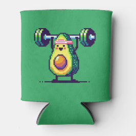 Avocardio Workout - eigenzinnige 8-bit Fitness Avo Blikjeskoeler