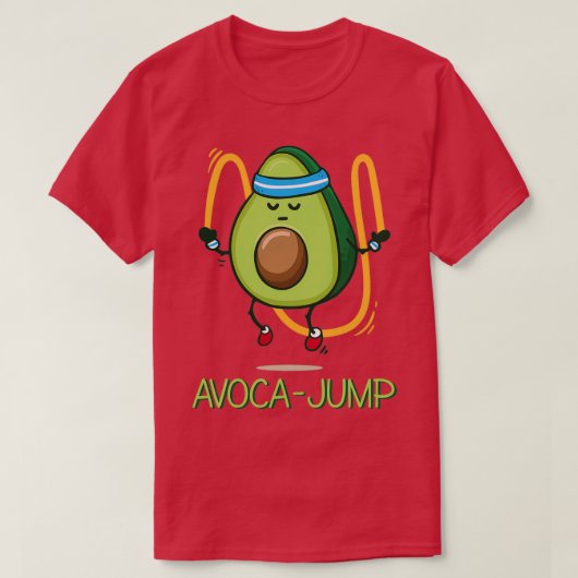 Avocaspringen T-shirt (Design voorkant)