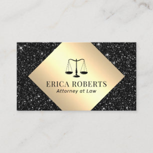 Avocat à la Parties scintillant noire Étiquette Go