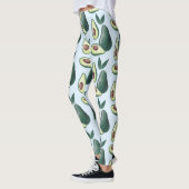avocat aquarelle leggings (Gauche)
