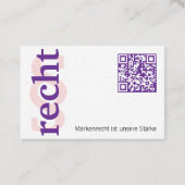 Avocat avec carte de visite § (Dos)